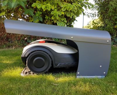 Mähroboter-Garage Small für Roboterhöhe bis 29 cm, anthrazit-grau, 60x40x30 cm